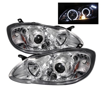 2004 toyota corolla halo headlights #3