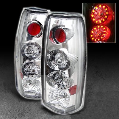Truck Tail Lights on Chevy 1500 Pickup 1988 1998 Clear Led Tail Lights   A103ya6i110