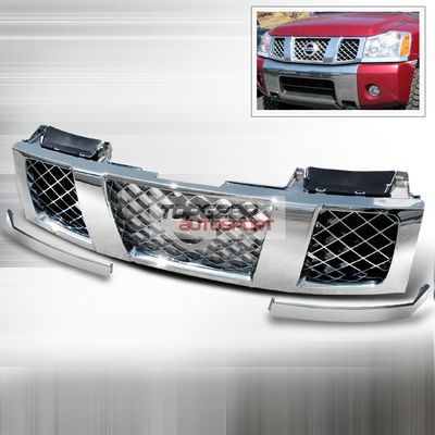 2007 Nissan titan chrome grille #10