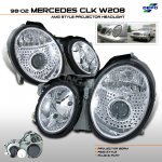 2002 Mercedes Benz CLK Depo Clear AMG Projector Headlights