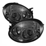 2005 Dodge Neon Smoked Halo Projector Headlights