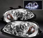 2000 Honda Civic Clear Halo Projector Headlights with LED DRL