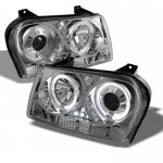 2010 Chrysler 300 Clear Halo Projector Headlights with LED