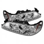 1996 Toyota Corolla Clear Halo Projector Headlights with LED