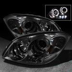 Pontiac Pursuit 2005-2006 Smoked Halo Projector Headlights with LED