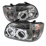 1997 Ford Explorer Clear CCFL Halo Projector Headlights
