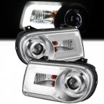 2005 Chrysler 300C Chrome Projector Headlights LED DRL