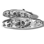 1996 Mitsubishi Eclipse Clear Halo Projector Headlights