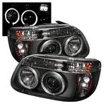 Ford Explorer 1995-2001 Black Dual Halo Projector Headlights