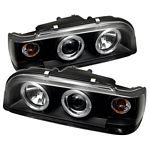 1993 Volvo 850 Black Dual Halo Projector Headlights