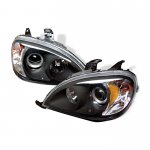 1998 Mercedes Benz M Class Black Halo Projector Headlights