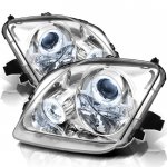 1997 Honda Prelude Clear Halo Projector Headlights