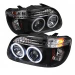 1997 Ford Explorer Black CCFL Halo Projector Headlights