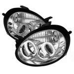 2005 Dodge Neon Clear CCFL Halo Projector Headlights with LED