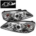 2009 Pontiac G6 Clear Dual Halo Projector Headlights with LED