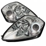 2001 Mitsubishi Eclipse Clear CCFL Halo Projector Headlights