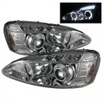 2006 Pontiac Grand Prix Clear Dual Halo Projector Headlights with LED