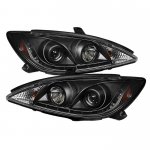 2005 Toyota Camry Black Projector Headlights with LED