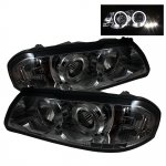 2000 Chevy Impala Smoked Halo Projector Headlights