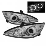 2005 Toyota Camry Clear Dual Halo Projector Headlights