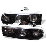 2001 Chevy S10 Black Halo Projector Headlights