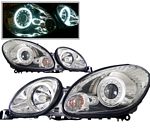 2004 Lexus GS300 Clear Projector Headlights CCFL Halo