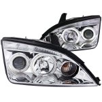 Ford Focus ZX4 Sedan 2005-2007 Clear Projector Headlights CCFL Halo LED