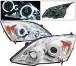 2007 Honda CRV Clear Projector Headlights CCFL Halo