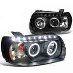 2006 Ford Escape Black Projector Headlights Halo LED DRL