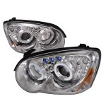 2004 Subaru Impreza Clear Halo Projector Headlights with LED