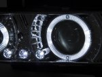 2006 Infiniti G35 Coupe Black Halo Projector Headlights with LED