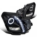 2003 Cadillac CTS Black Projector Headlights Halo LED DRL