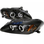2006 Honda S2000 Black Halo Projector Headlights with LED