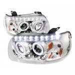 2006 Ford Escape Chrome Projector Headlights Halo LED DRL