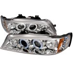 1997 Honda Accord Clear Halo Projector Headlights with LED