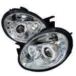 2004 Dodge Neon SRT-4 Clear Dual Halo Projector Headlights with LED