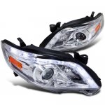 2012 Toyota Corolla Projector Headlights LED DRL Chrome