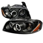 Nissan Sentra 2004-2006 Black Halo Projector Headlights