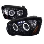 2004 Subaru Impreza Smoked Halo Projector Headlights with LED