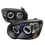 Subaru Impreza 2004-2005 Black Halo Projector Headlights with LED