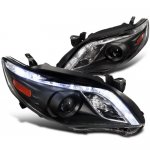 2012 Toyota Corolla Projector Headlights LED DRL Black