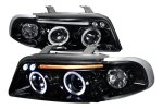 1996 Audi A4 Smoked Projector Headlights with LED