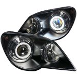 Chrysler Pacifica 2007-2008 HID Projector Headlights Black CCFL Halo