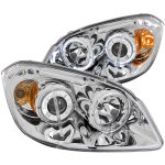 Pontiac Pursuit 2005-2006 Projector Headlights Chrome Halo LED