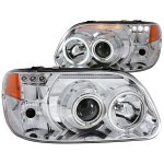 1995 Ford Explorer Projector Headlights Chrome CCFL Halo LED