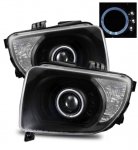 Honda Element 2003-2006 Projector Headlights Black Halo LED