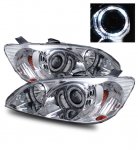 2004 Honda Civic Projector Headlights Chrome Halo