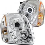 2013 GMC Yukon XL Clear Projector Headlights CCFL Halo