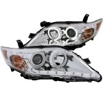 2011 Toyota Camry Projector Headlights Chrome CCFL Halo LED DRL