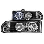 2001 Chevy S10 Pickup Projector Headlights Black Halo